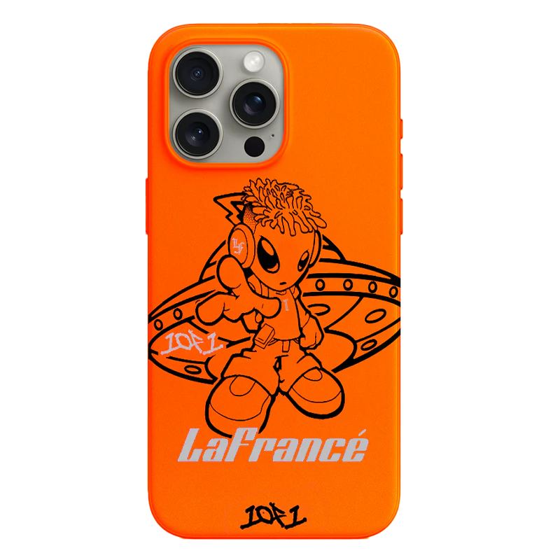 Orange Alien Phone Case
