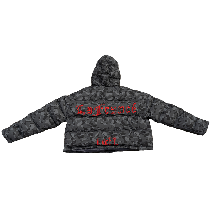 Camo Cargo Puffer