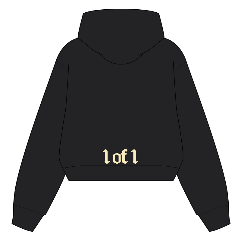 Est. 2001 Womens Crop Hoodie