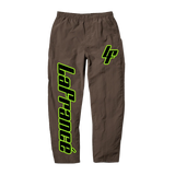 Brown Force Nylon Pants