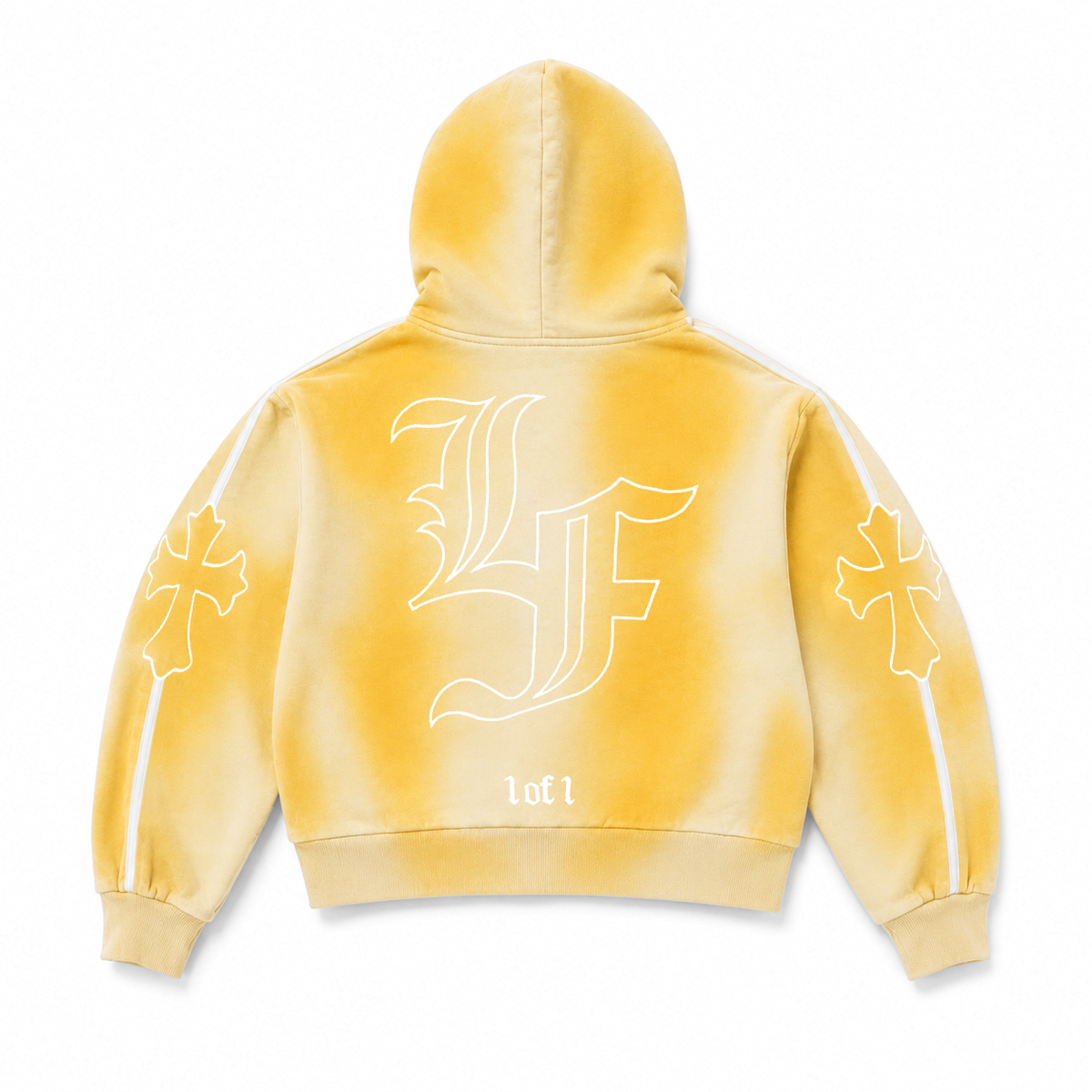 Cross Double Hood Crop Zip Up – LaFrancé