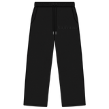 Black Embossed Pants