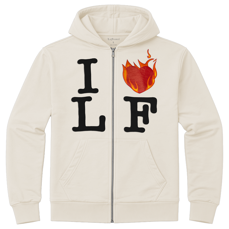 LaFrancé I Love LF Zip Up Hoodie
