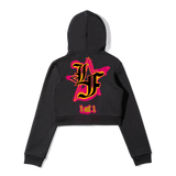 Women's Cropped Zip Hoodie