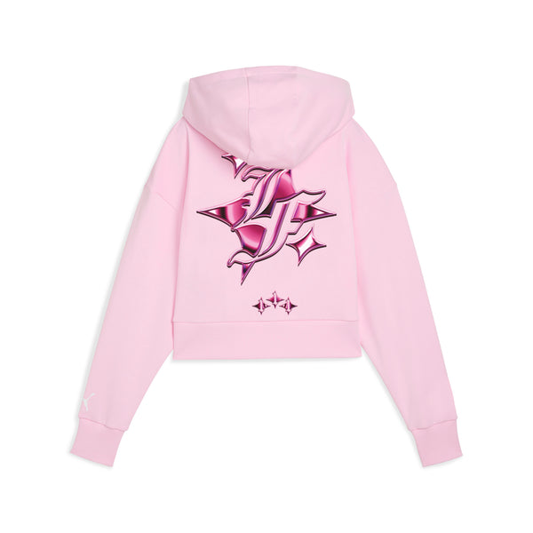LaFrancé Pink HEEM Women's Cropped Hoodie