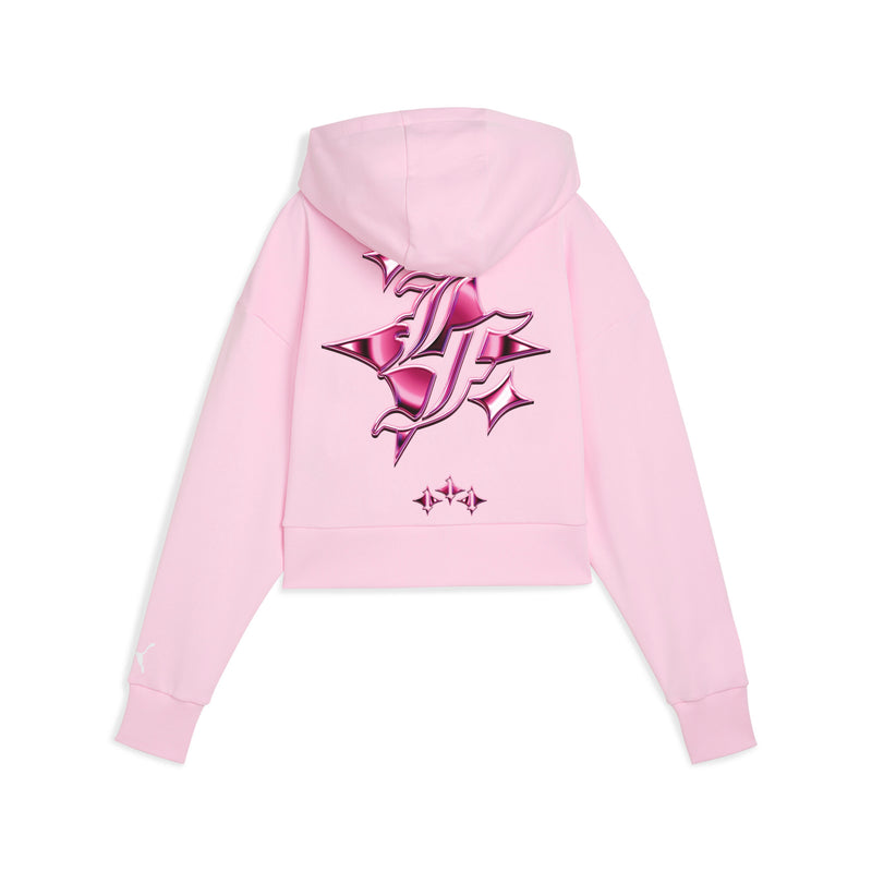 LaFrancé Pink HEEM Women's Cropped Hoodie