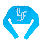 LF Women's Blue Long Sleeve Top