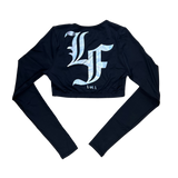 LF Women's Black Long Sleeve Top