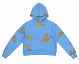 ALL OVER SCRIPT HOODIE