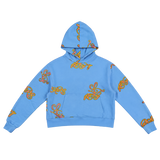 ALL OVER SCRIPT HOODIE