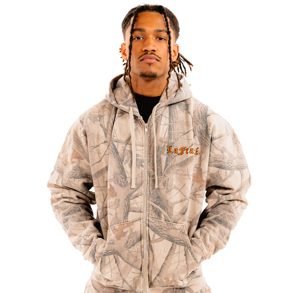 LF Camo Zip- up Hoodie – LaFrancé LF Camo Zip- up Hoodie – LaFrancé