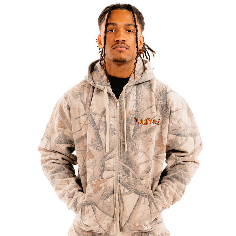 LF Camo Zip- up Hoodie