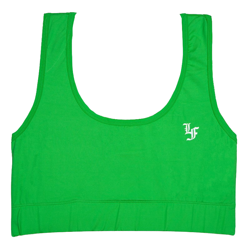 LF Women's Green Sports Bra