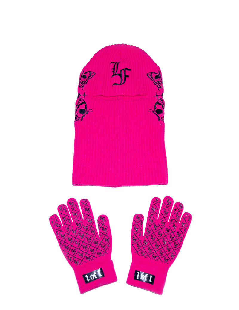 Butterfly Balaclava and Glove Set