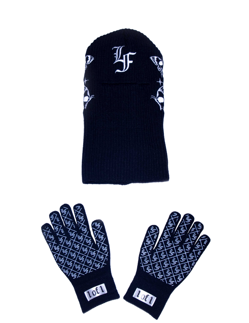 Butterfly Balaclava and Glove Set – LaFrancé Butterfly Balaclava and Glove Set – LaFrancé