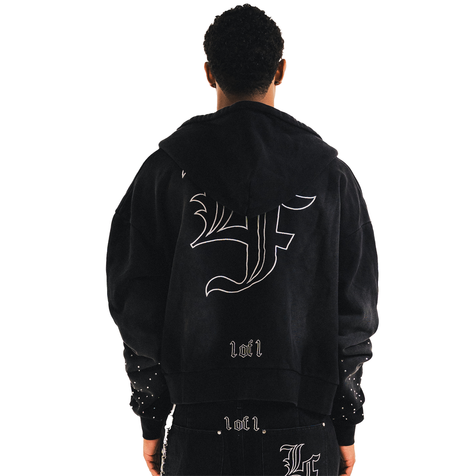 Black Rhinestone Jacket – LaFrancé